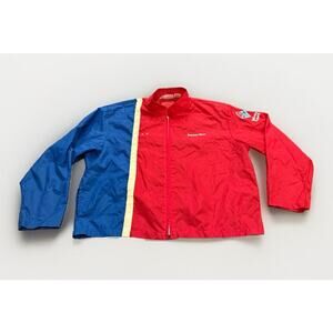 Vintage 80s Dominos Pizza Delivery Experts Employee Jacket Size XL Made In USA